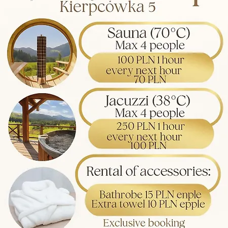 Hacienda - Kierpcowka 5 - Z Widokiem Na Tatry &