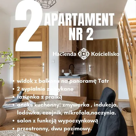 Hacienda - Kierpcowka 5 - Z Widokiem Na Tatry & Apartman Kościelisko